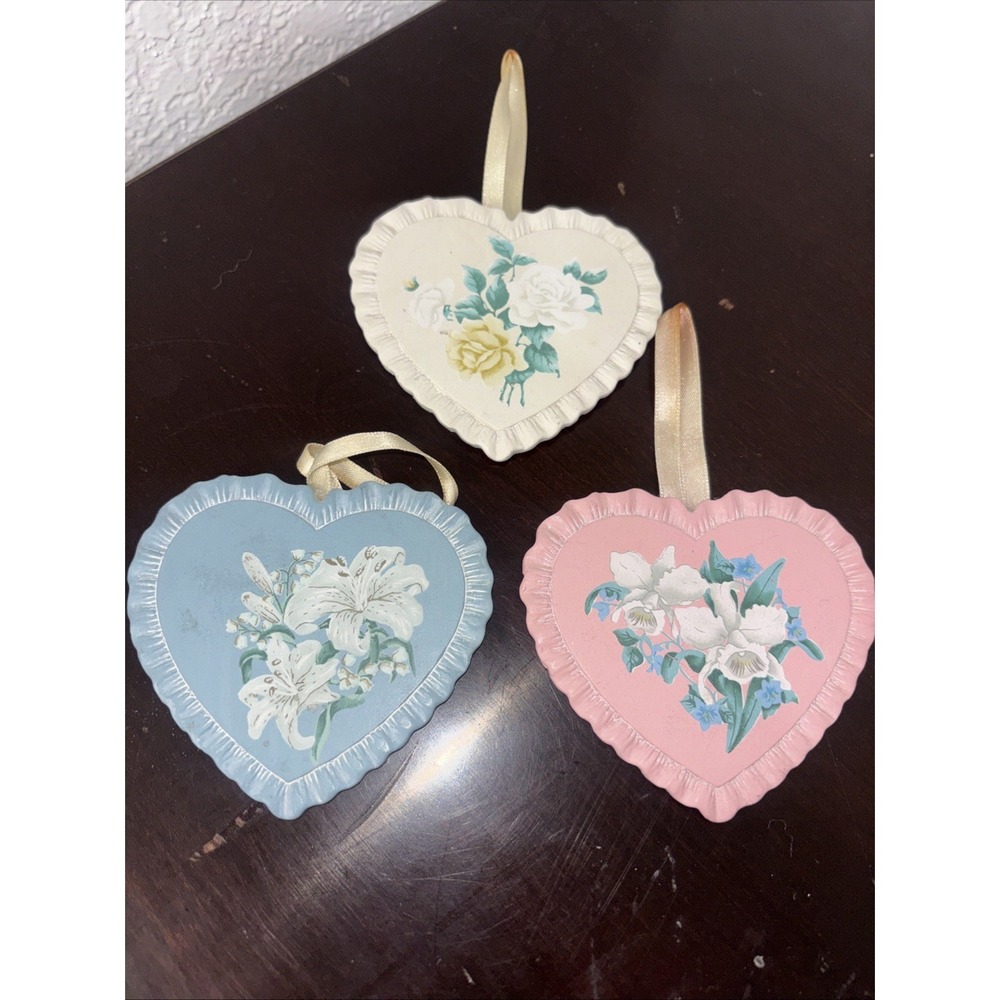 Vintage Heart Set Wall Hagning Cottage Decor